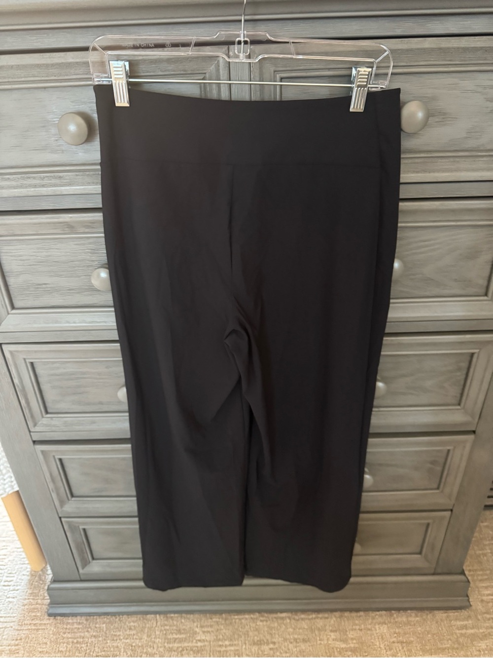 Black Pull-On Wide Leg Pants